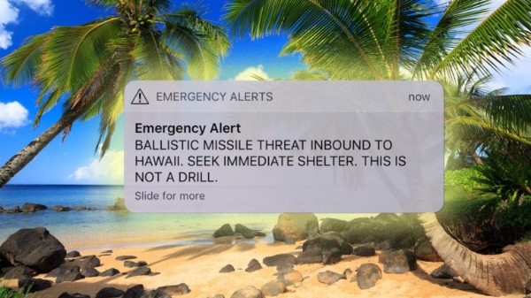 Hawaii missile alert
