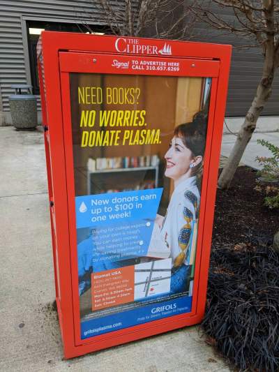 books for blood ad