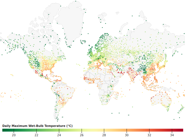 Fatal Combinations of Humidity and Heat 
