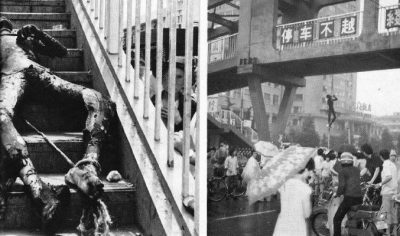 tiananmen PLA soldier burned and hung voltaire.net