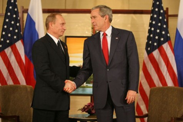 Putin Bush2 shake