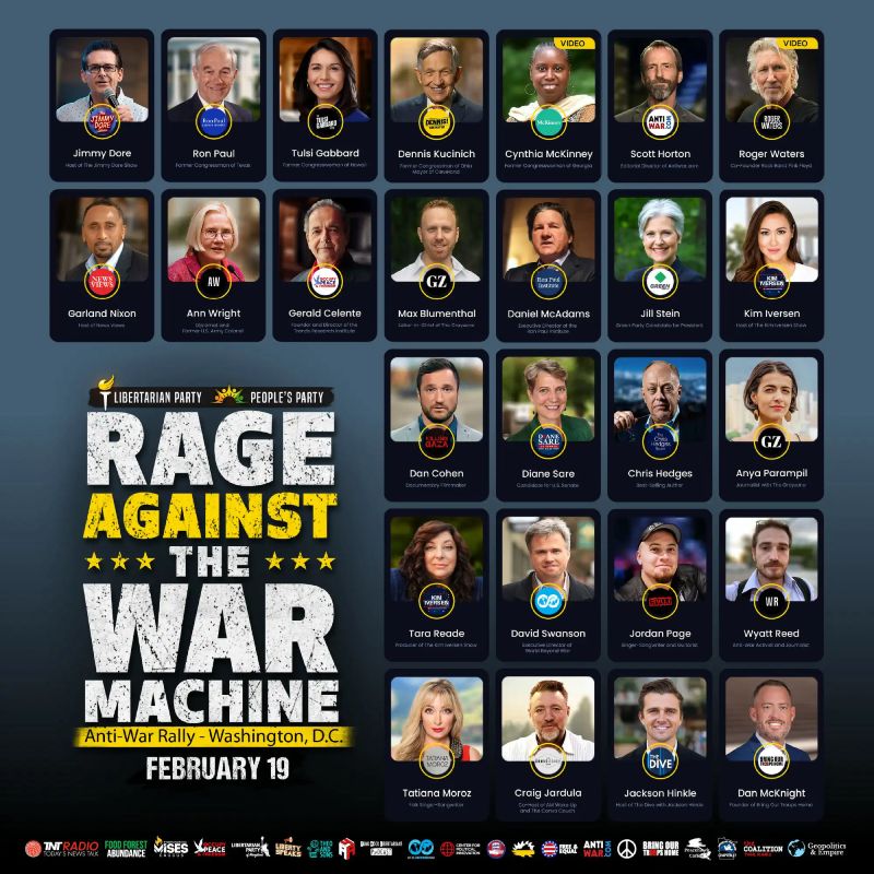 Wage against war Speakers