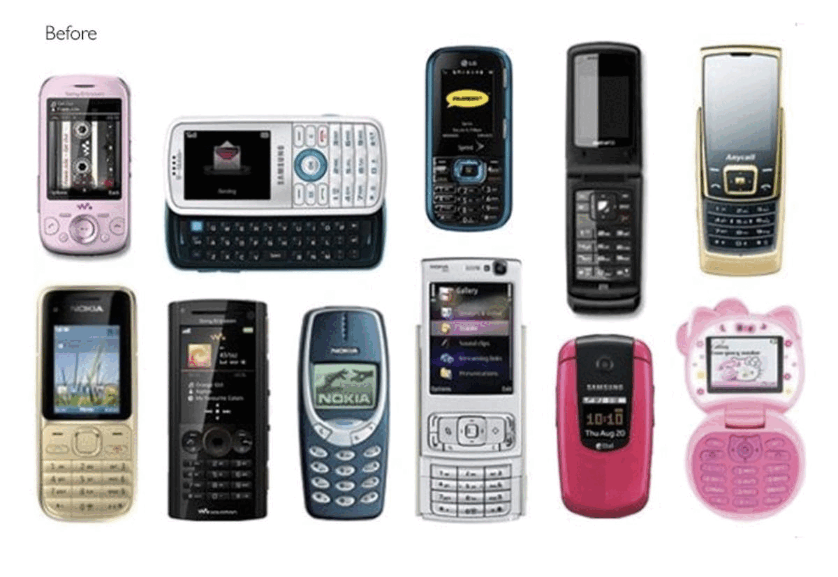 cell to smart phones