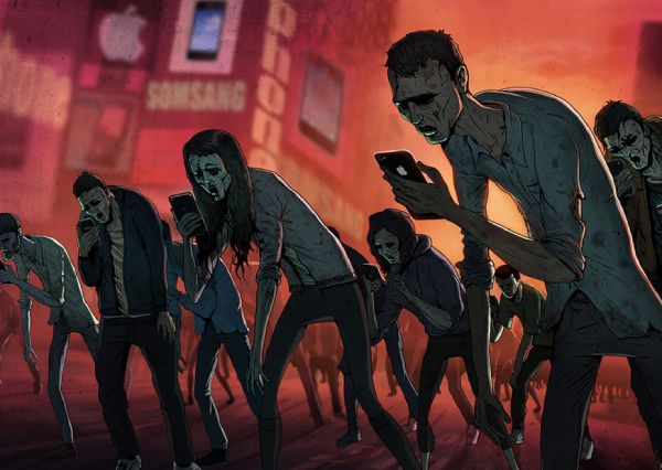 Smart phone zombies