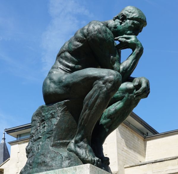 The Thinker by Rodin
