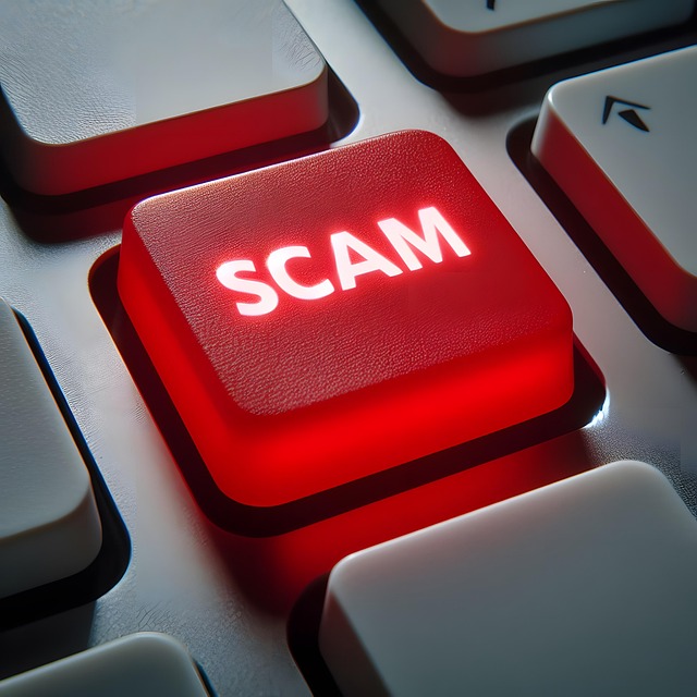 "Scam" keyboard key