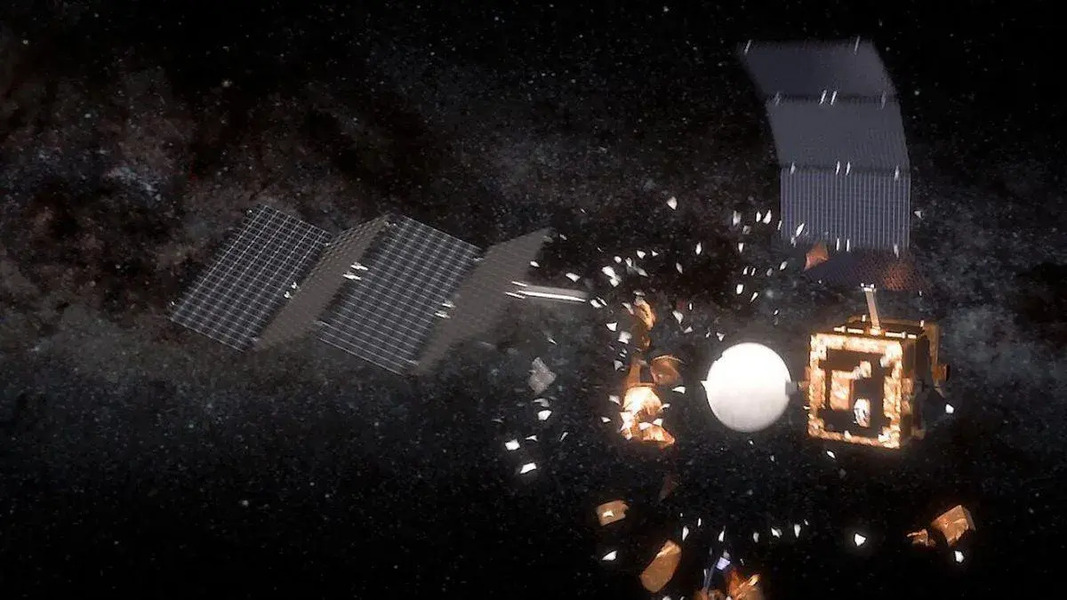 Flaremageddon ESA collision debris