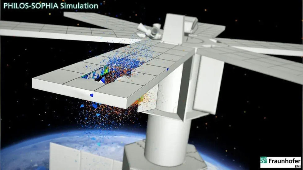 Flaremageddon Fraunhofer Inst simulated collision
