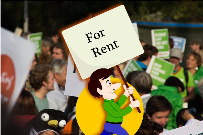 Protester for rent