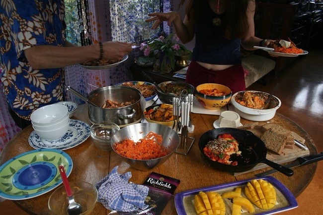 neighborhood potluck