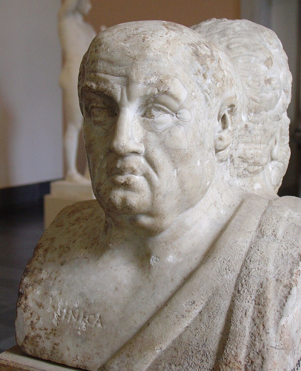 Roman stoic philosopher Lucius Annaeus Seneca the Younger
