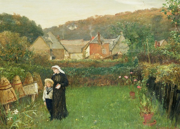 Charles Napier Hemy's painting The Widow (1895)