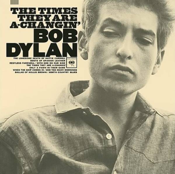 Bob Dylan, Times They Are A-Changin' - Public Domain-US, Wikimedia Commons