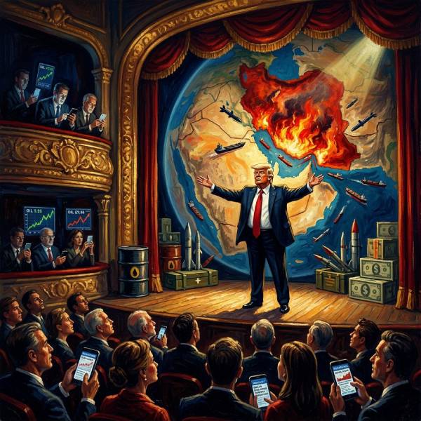 Trump on stage
