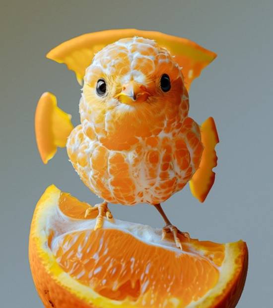 orange/chick