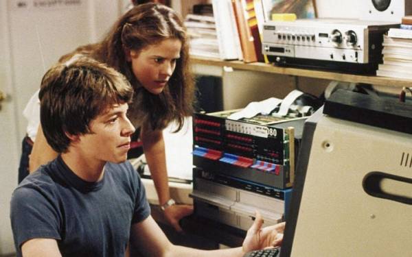 Screenshot from War Games with Matthew Broderick and Ally Sheedy, C. MGM/UA, 1983, Fair Use 